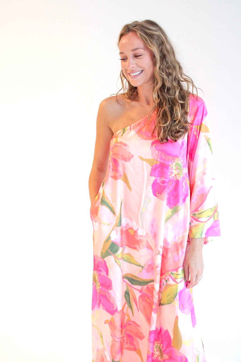 Morgan One Shoulder Maxi Dress