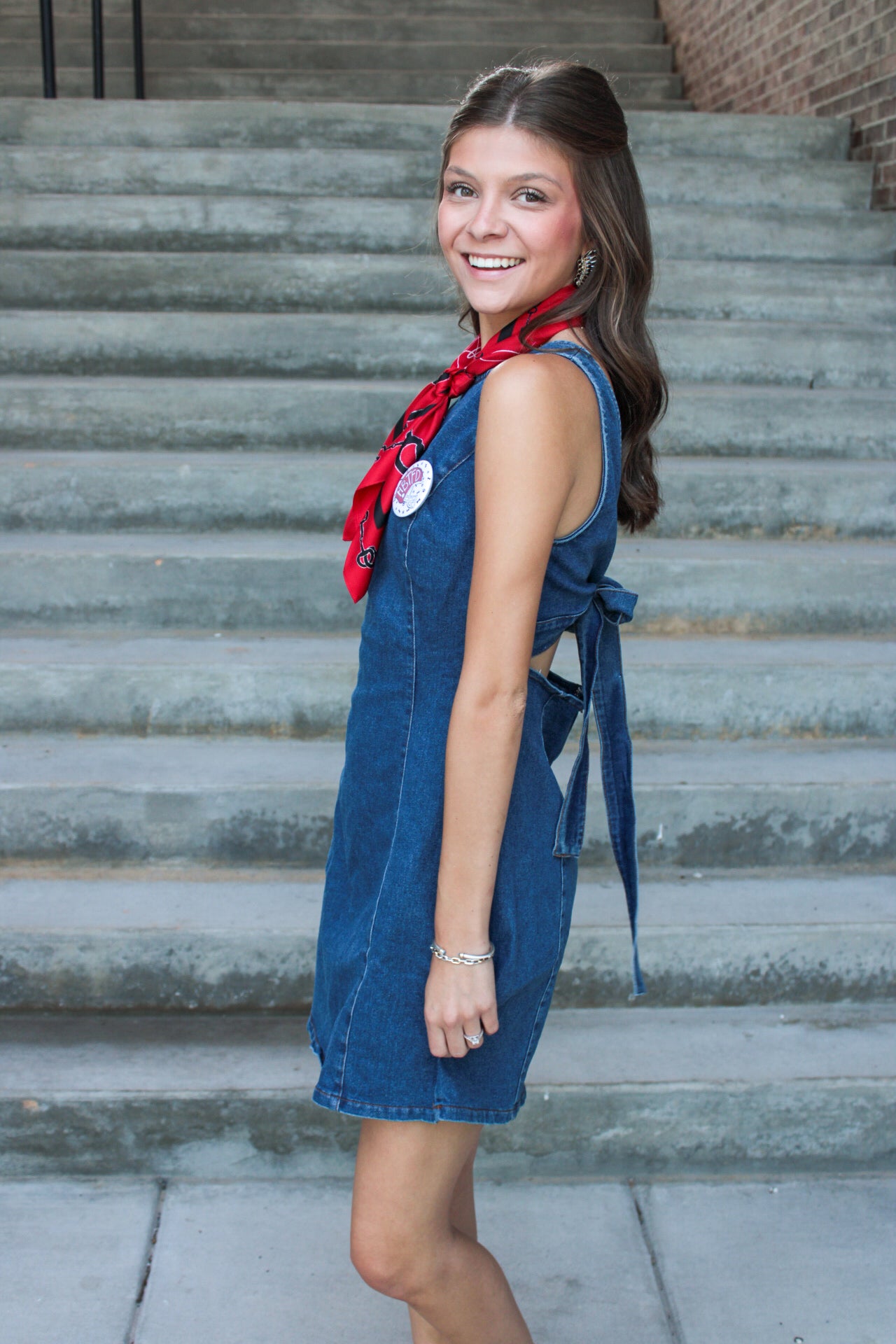 Reagan Denim Mini Dress