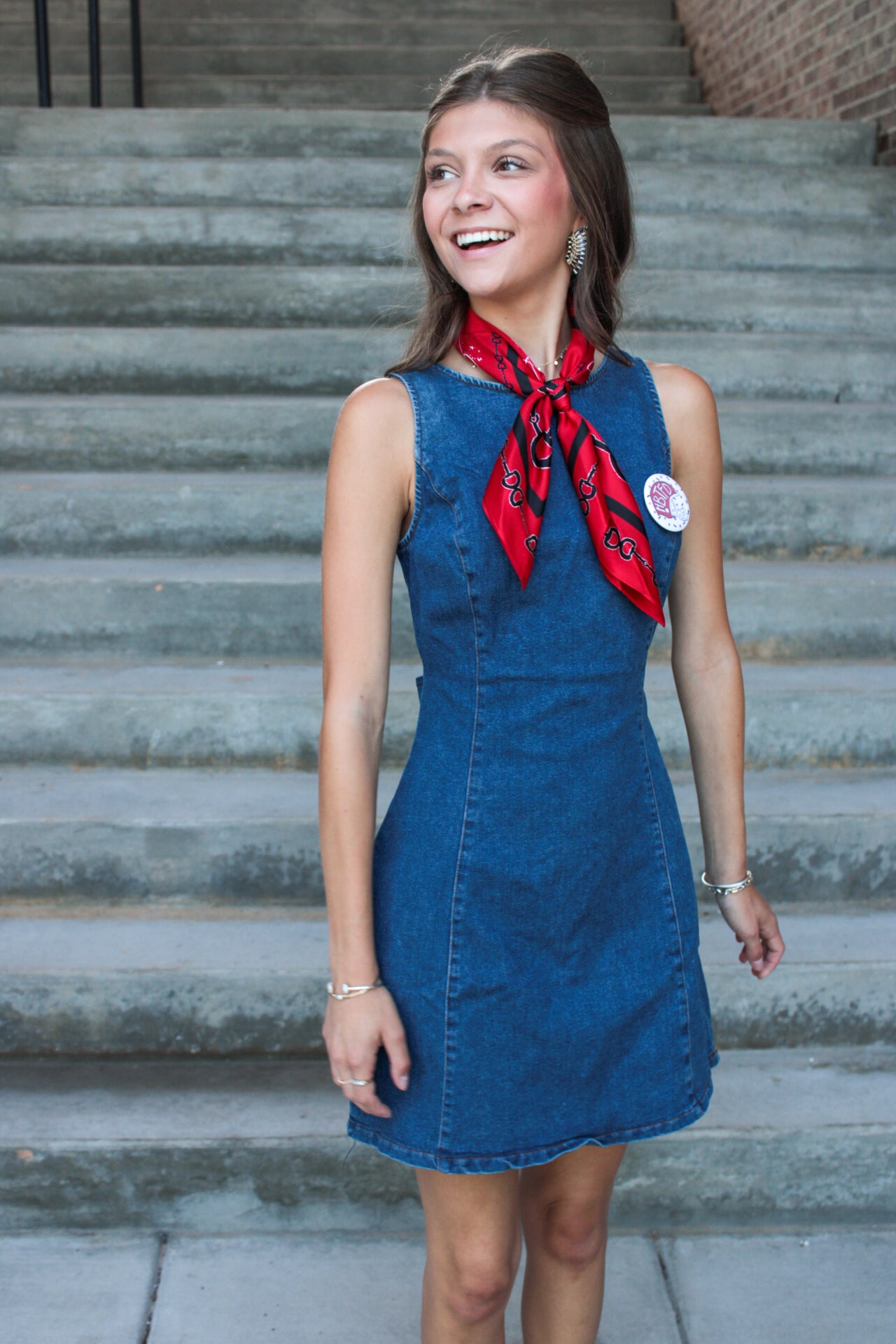 Reagan Denim Mini Dress