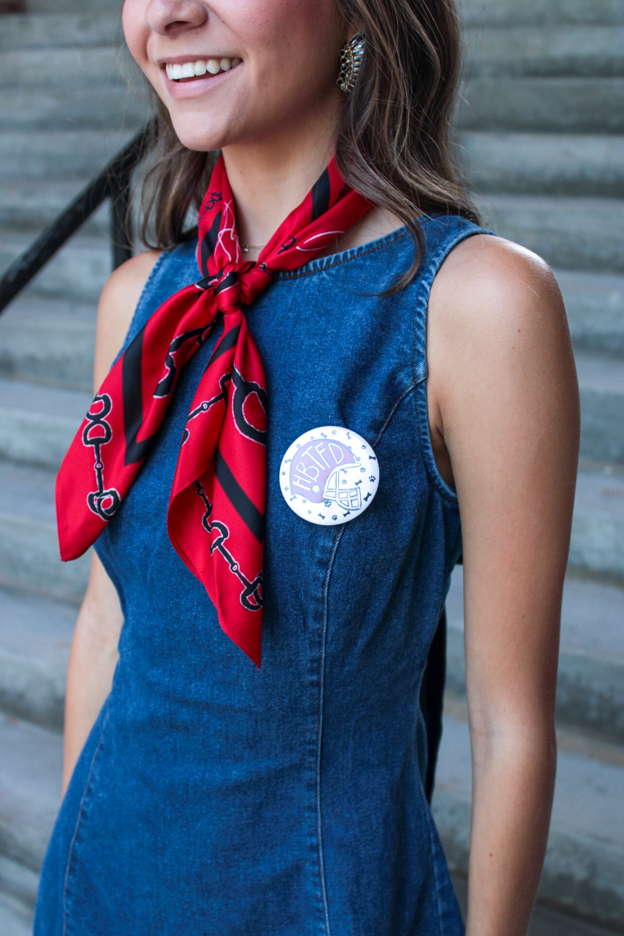 Reagan Denim Mini Dress