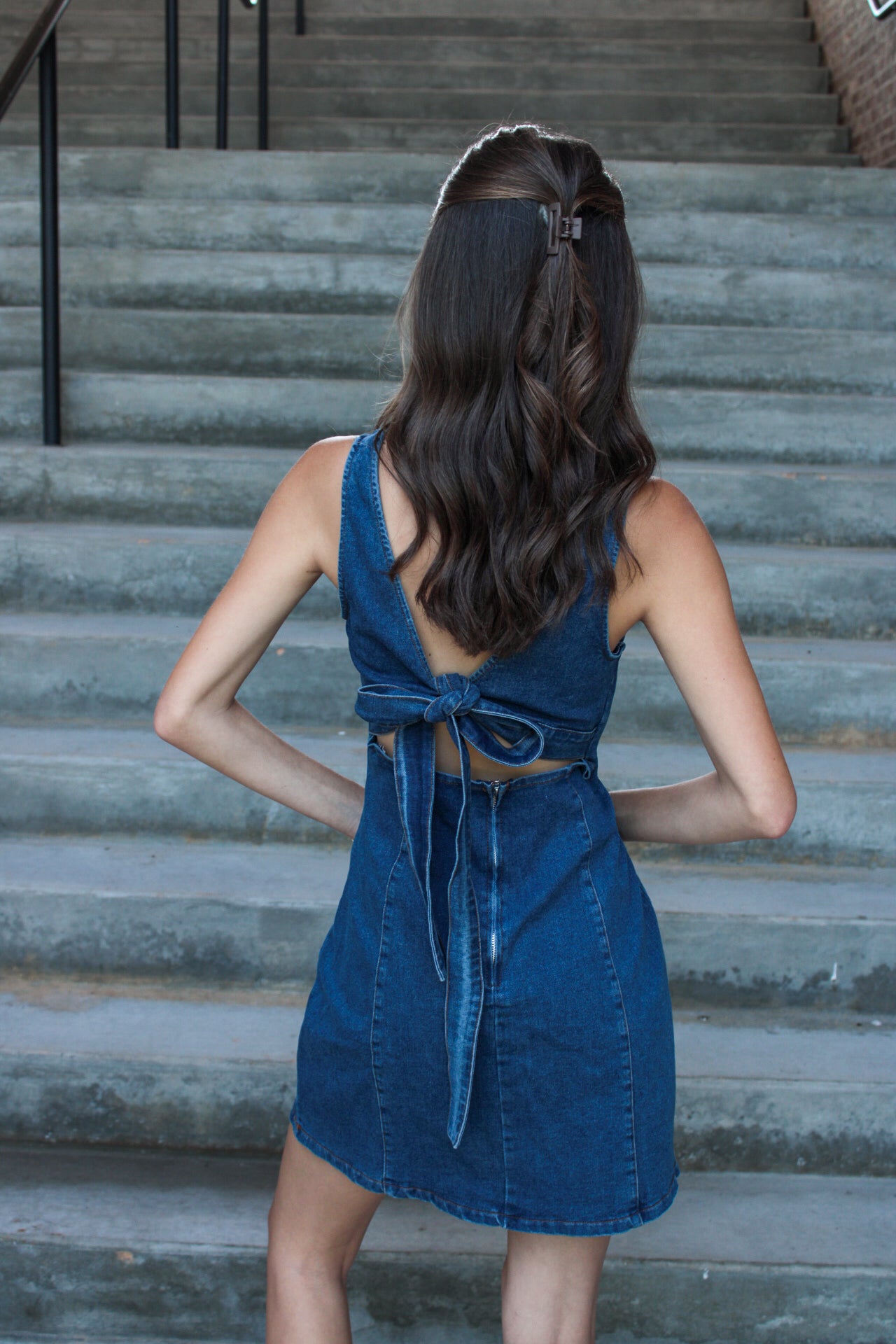 Reagan Denim Mini Dress