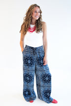 Emma Bandana Drawstring Lounge Pants