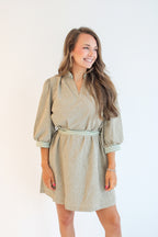 Tatum Tie Waist Mini Dress