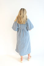 Jessie Puff Sleeve Midi Dress