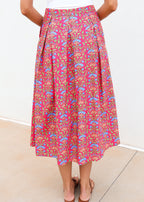 Farah Floral Midi Skirt