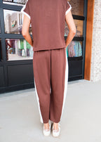 Loria Contrast Collared Top