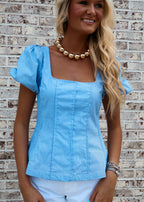 Miley Puff Sleeves Top