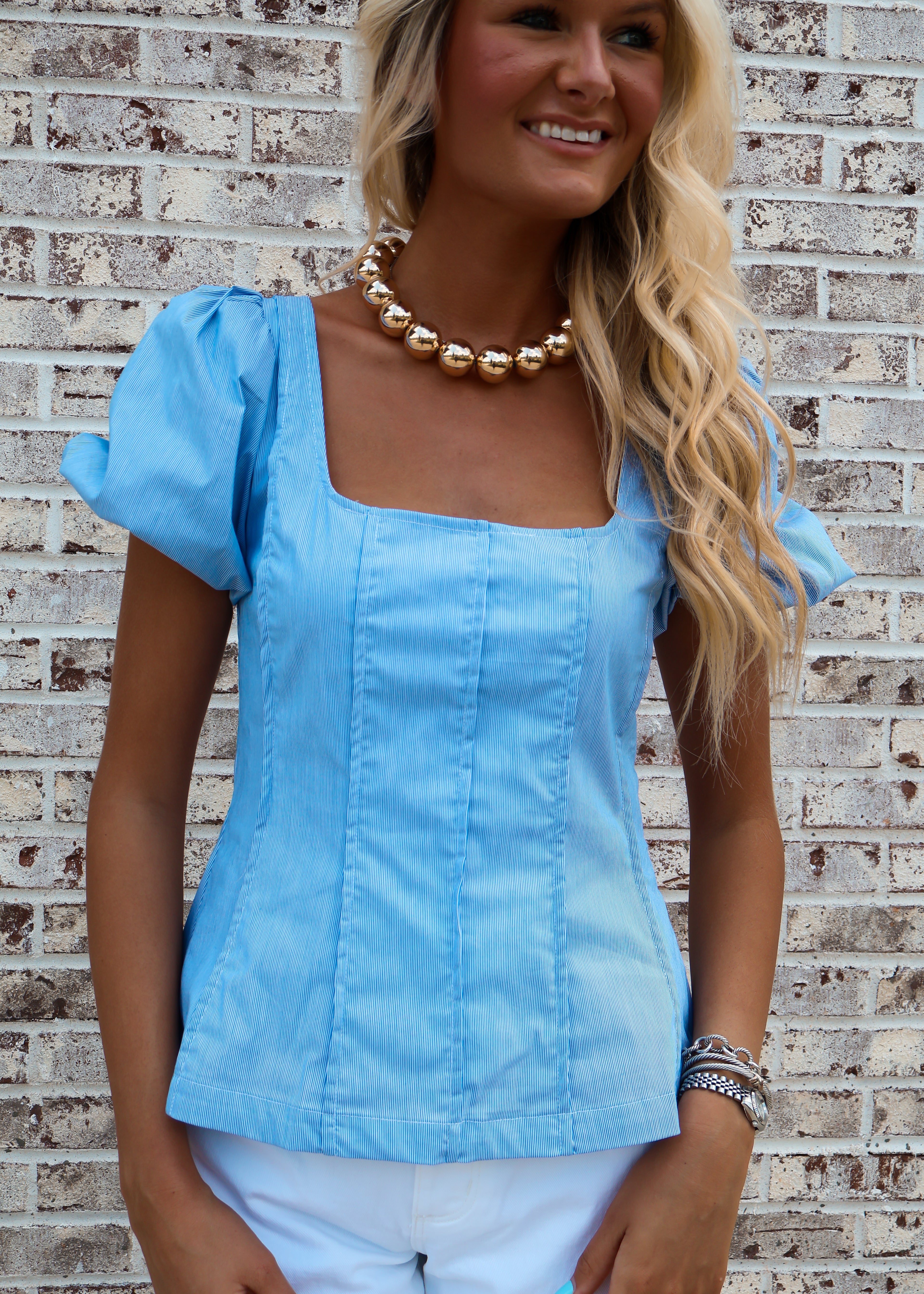 Miley Puff Sleeves Top
