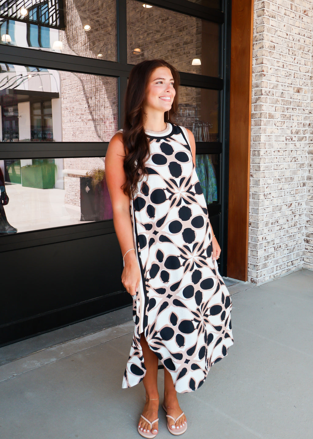 Terra Mosaic Midi Dress