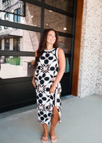 Terra Mosaic Midi Dress