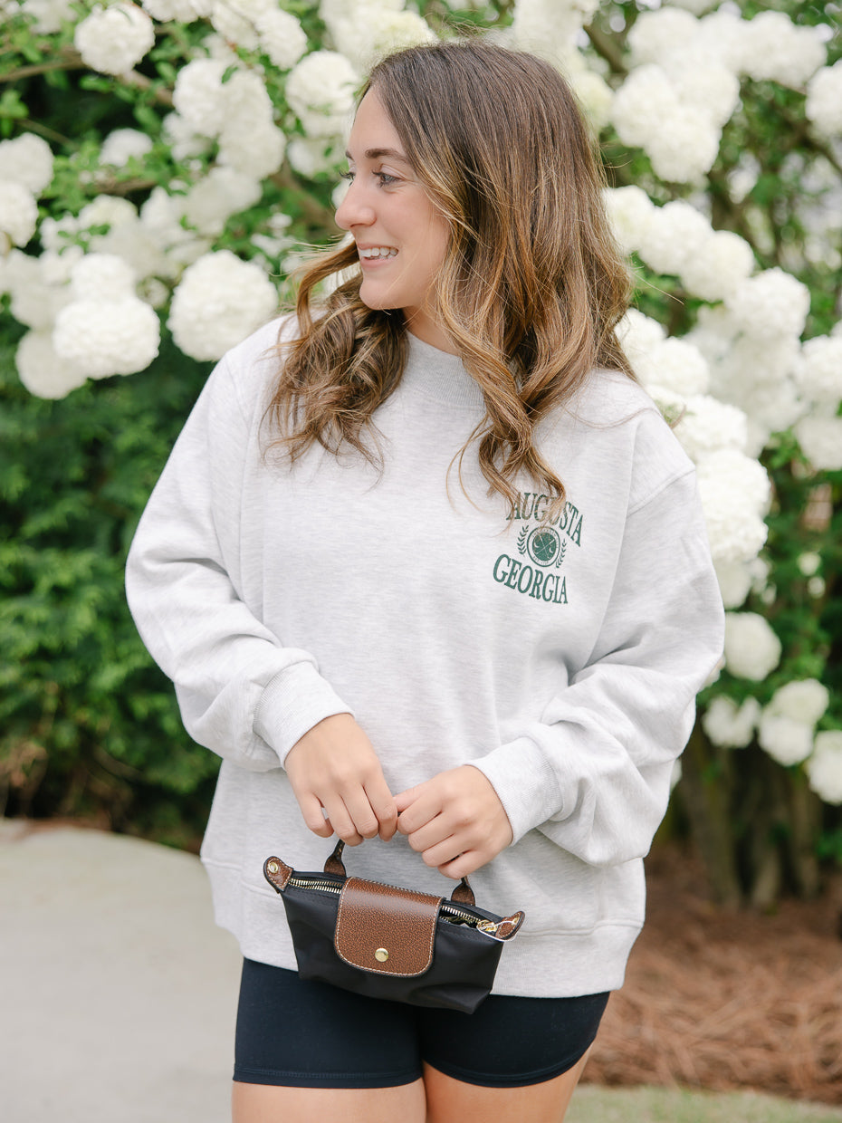 Augusta Crest Mockneck Sweatshirt