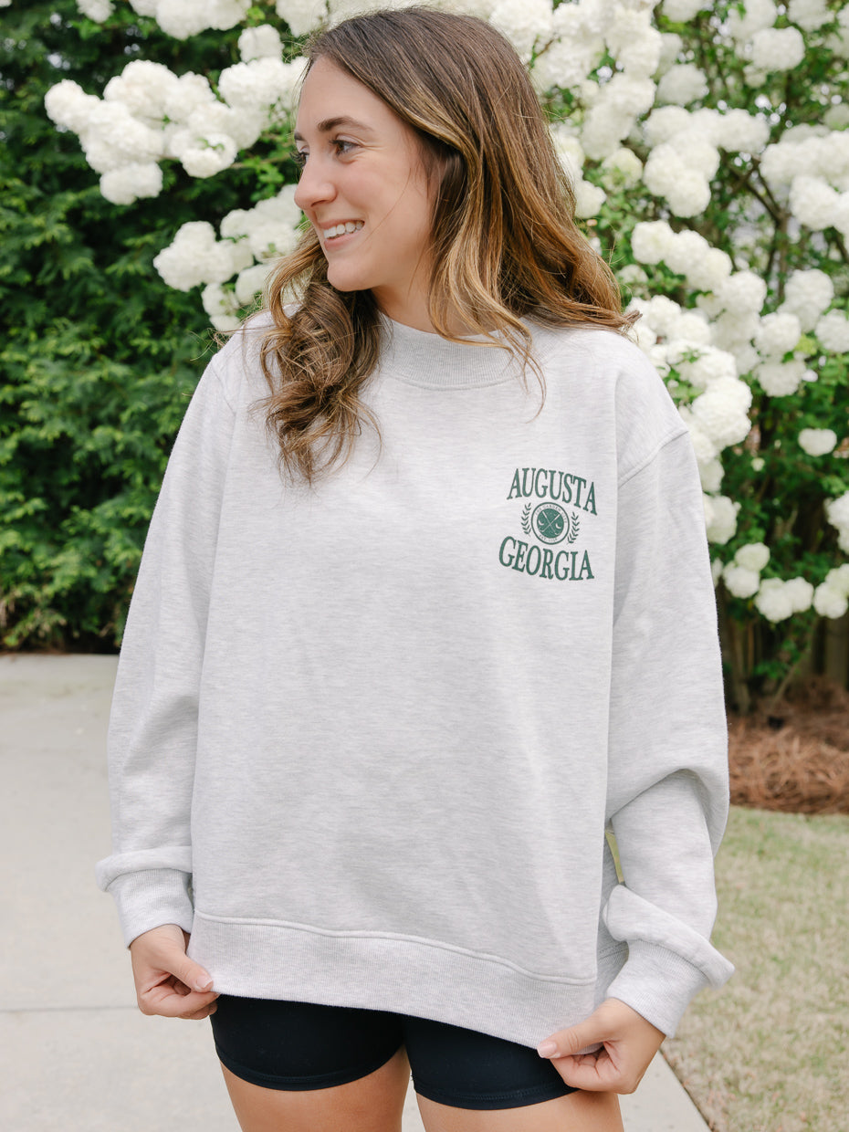 Augusta Crest Mockneck Sweatshirt
