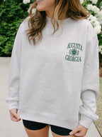 Augusta Crest Mockneck Sweatshirt