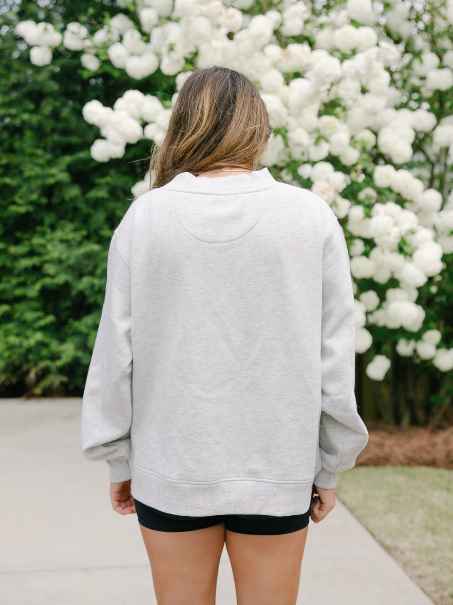 Augusta Crest Mockneck Sweatshirt