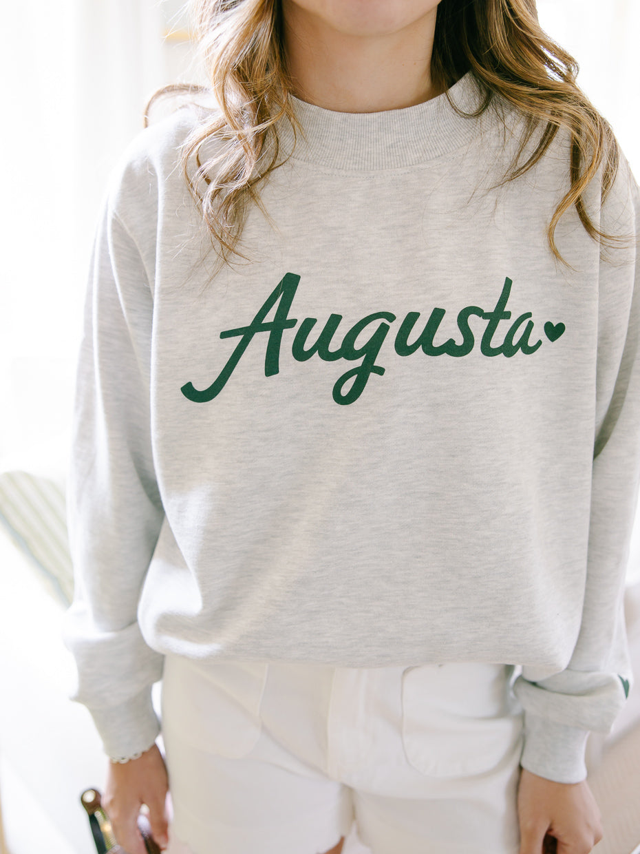 Augusta Heart Mockneck Sweatshirt