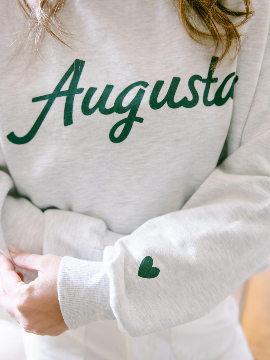 Augusta Heart Mockneck Sweatshirt