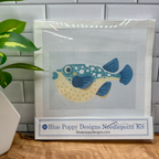 Blue Poppy Needlepoint Starter Kit