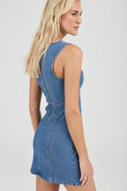 Carmen Denim Mini Dress