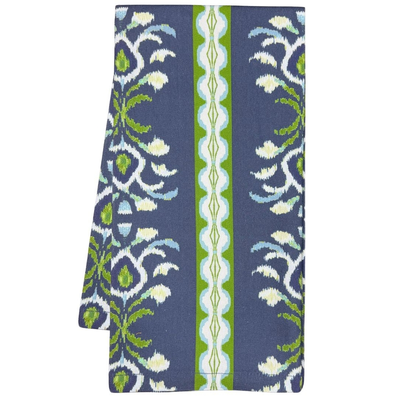 Rosemary Stripe Indigo Tea Towel
