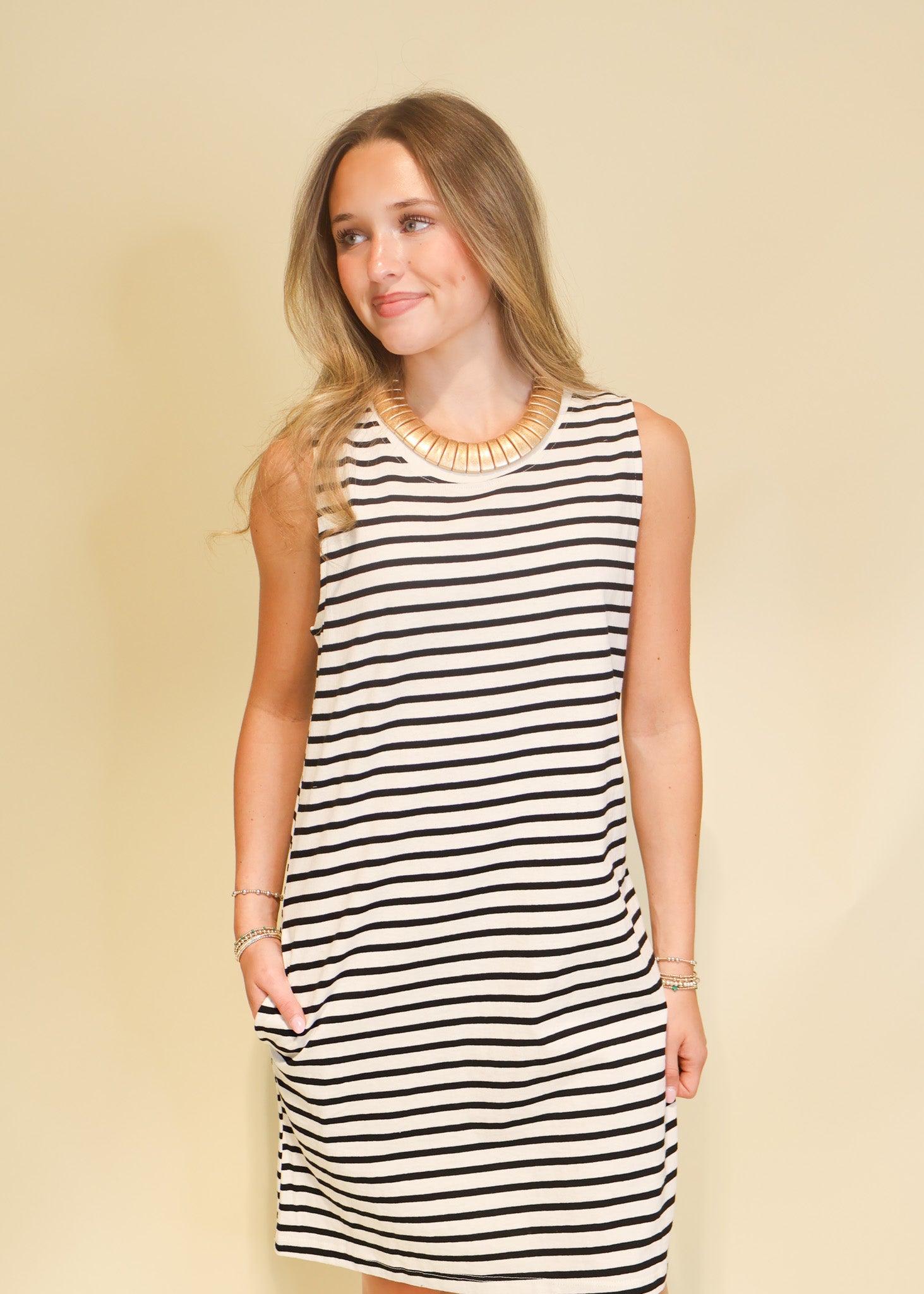 Clara Stripe Summer Dress