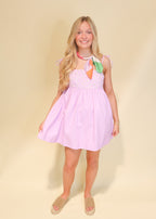 Tiara Eyelet Denim Dress