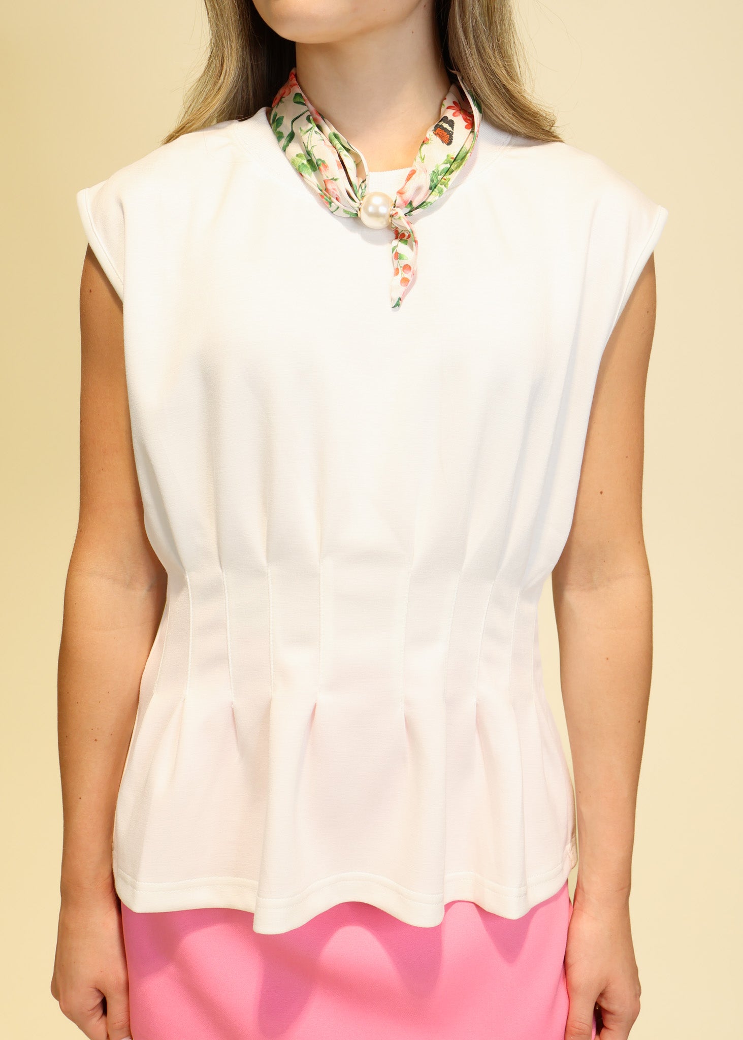 Veronica Soft Structure Peplum Top