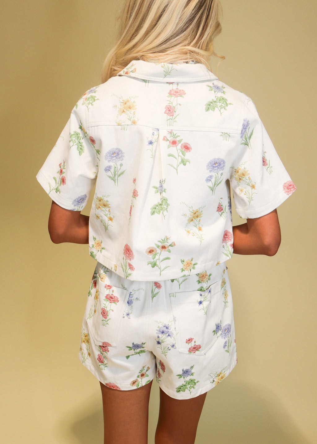 Dianne Floral Wrap Mini Skort