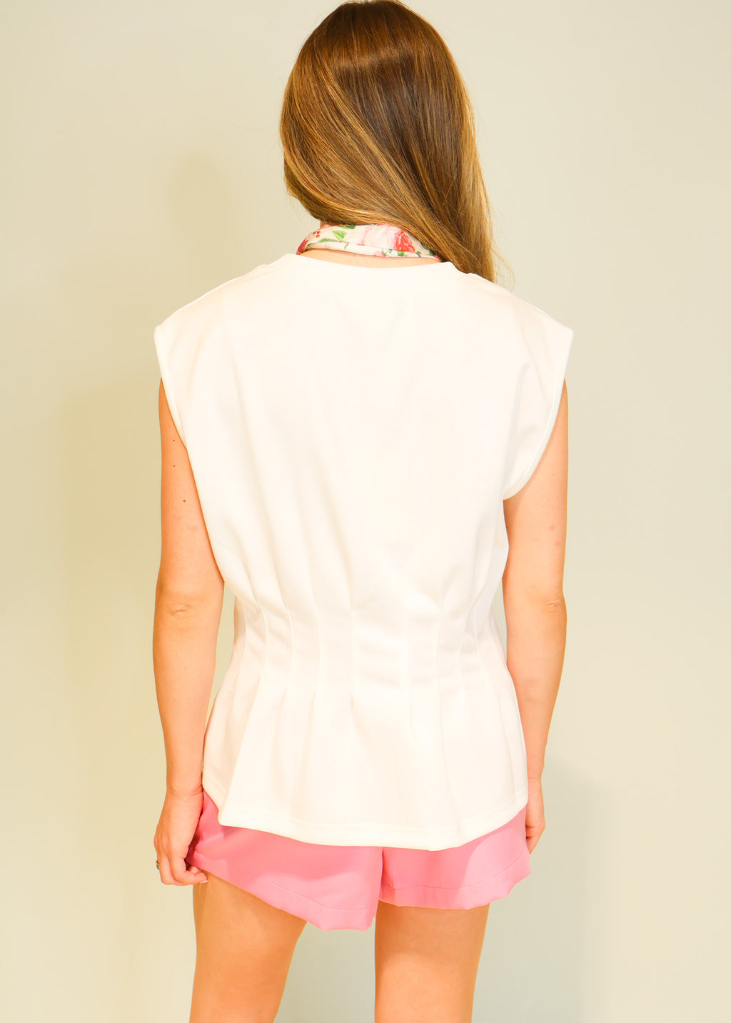 Veronica Soft Structure Peplum Top