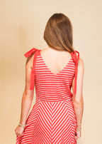 Juliette Chevron Dress