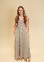 Juliette Chevron Dress