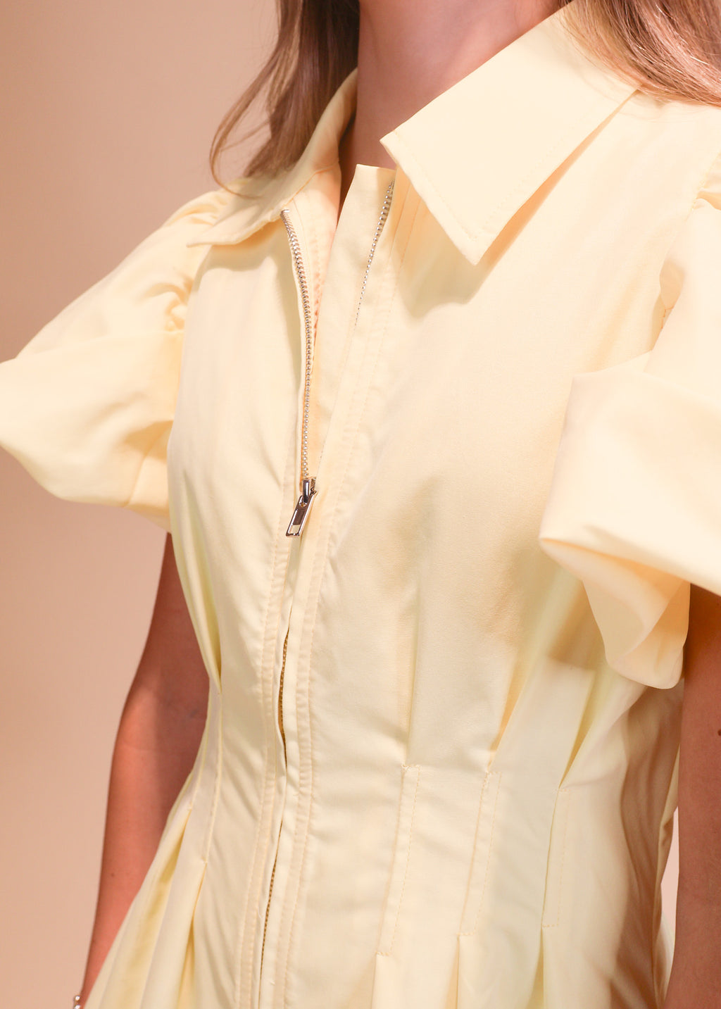 Katie Zip Up Mini Dress