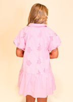 Seraphina Floral Embroidery Cut-Out Mini Dress