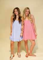 Andrea Gingham Swing Mini Dress
