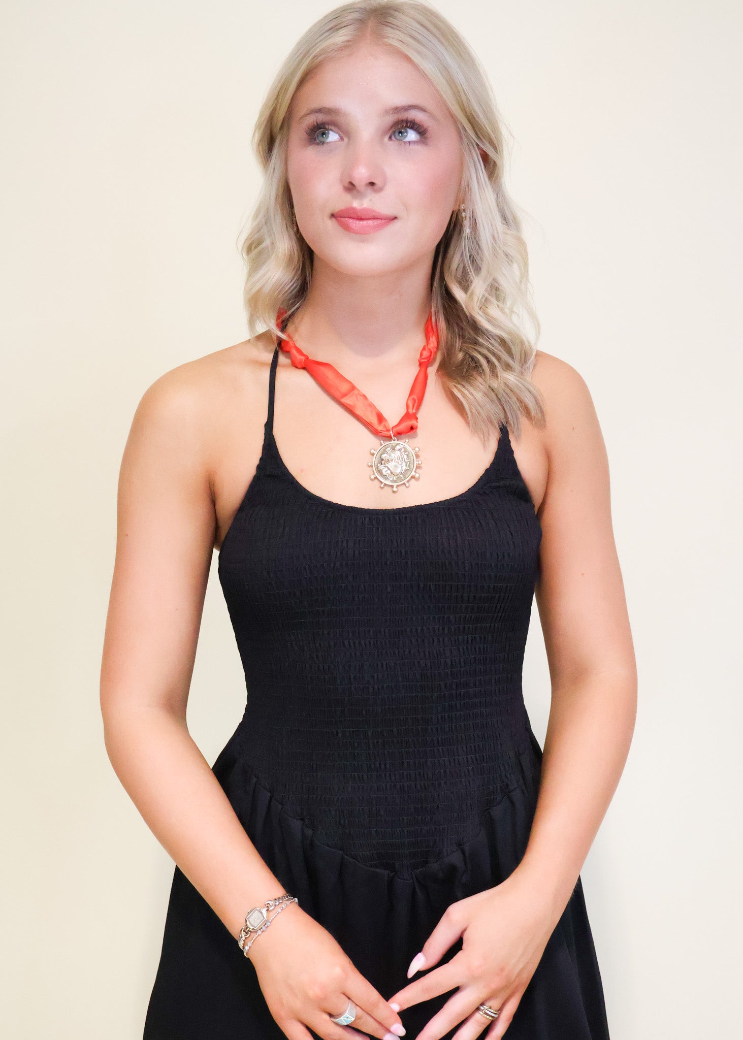 Natalie Smocked Top Midi Dress
