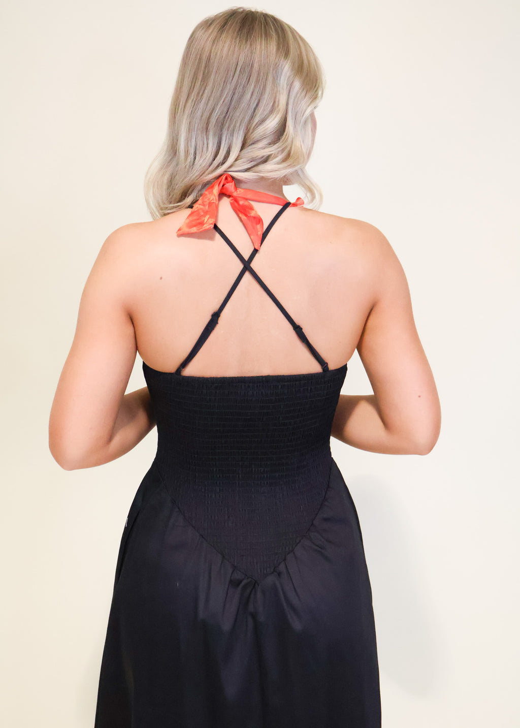 Natalie Smocked Top Midi Dress