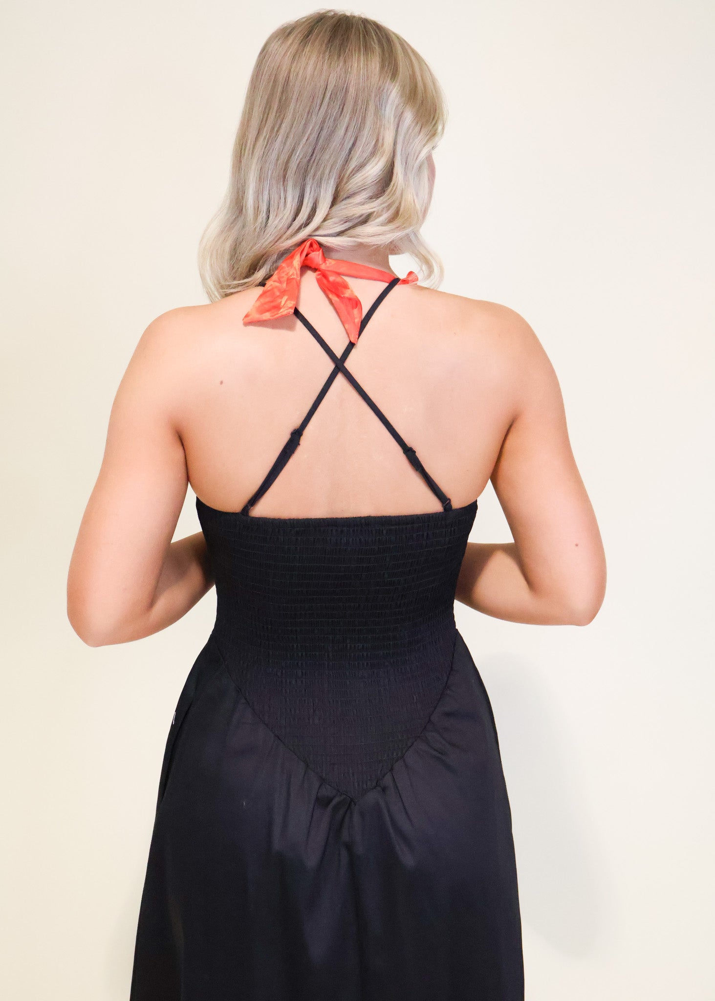 Natalie Smocked Top Midi Dress