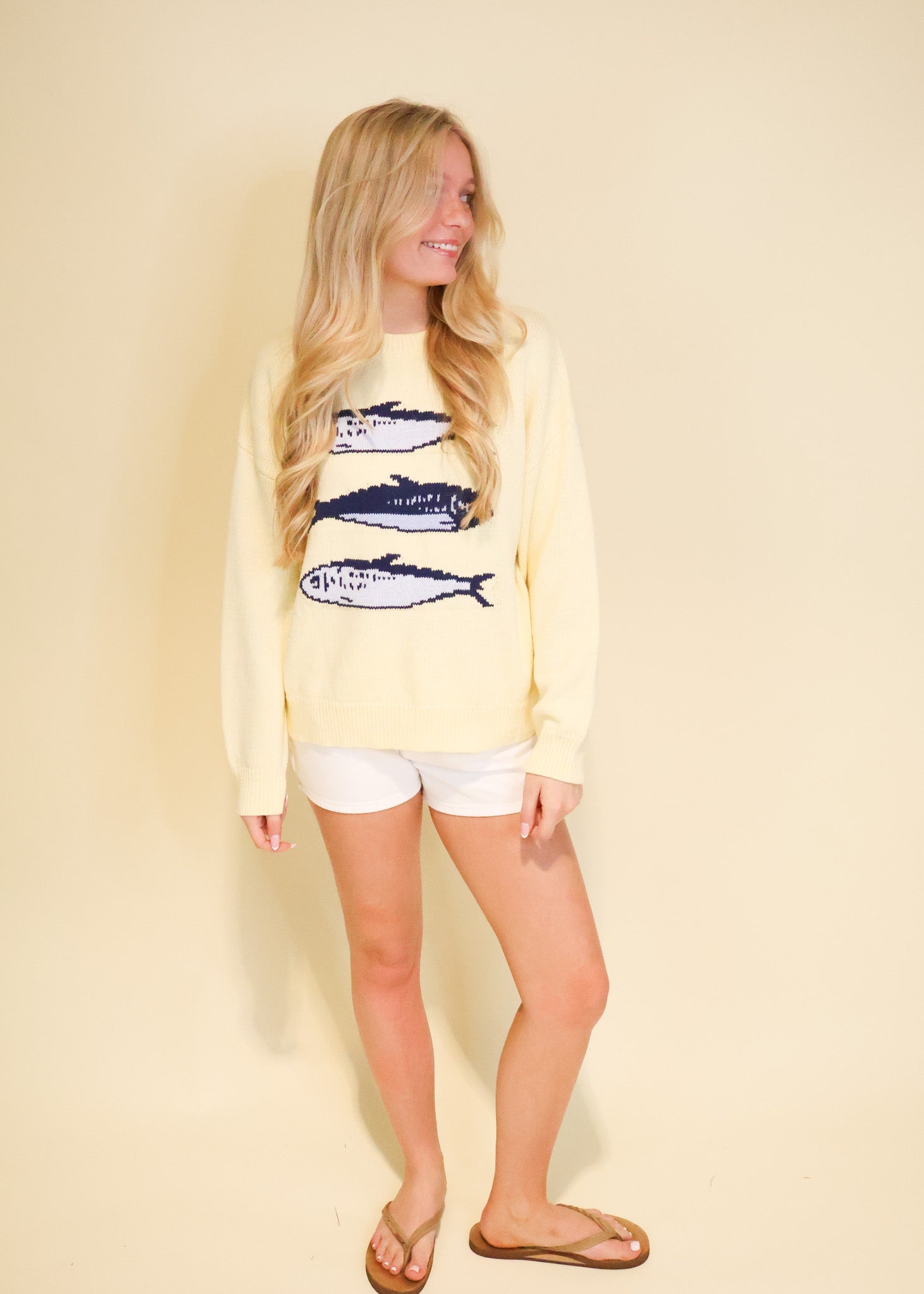Sardines Graphic Sweater