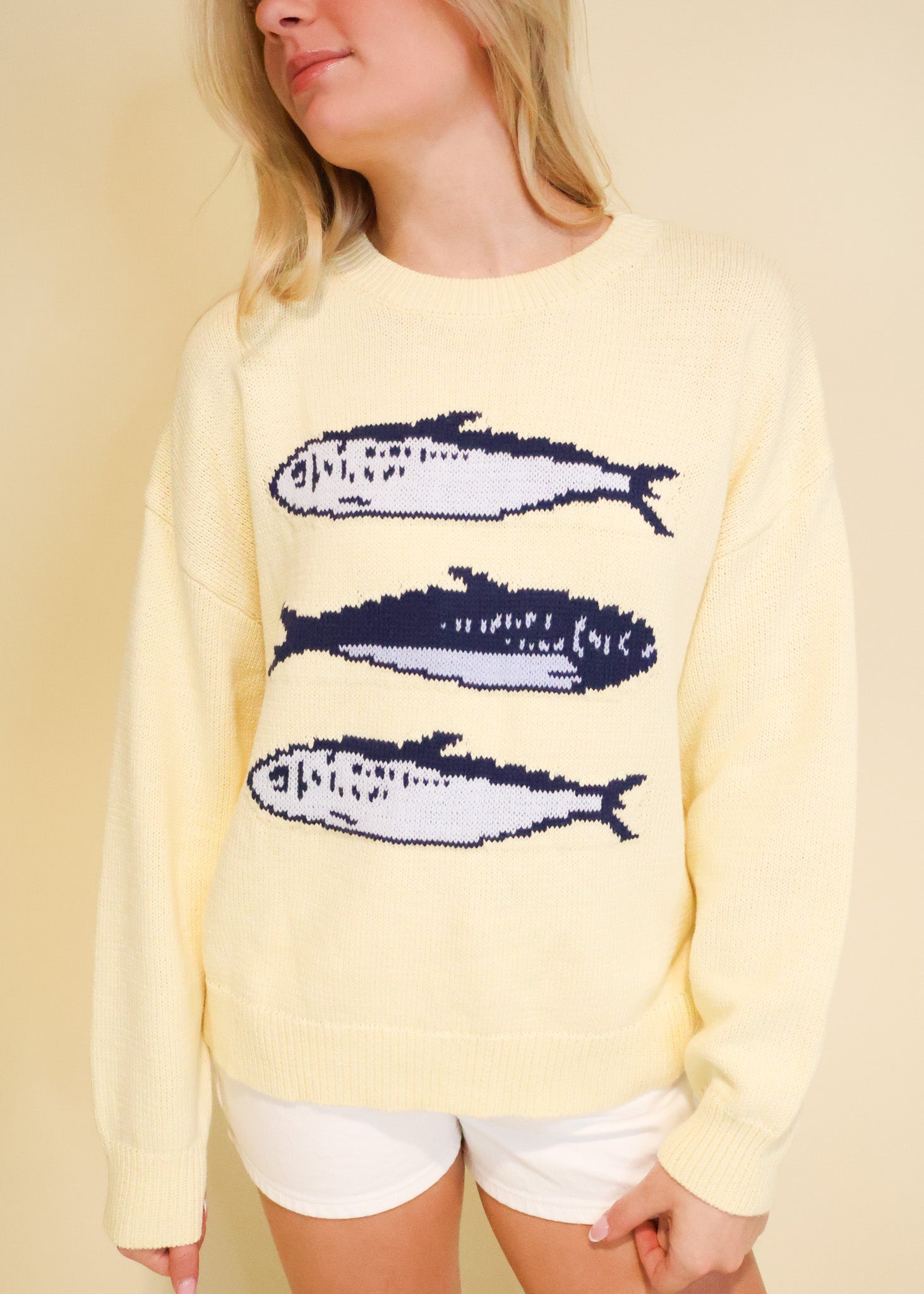 Sardines Graphic Sweater