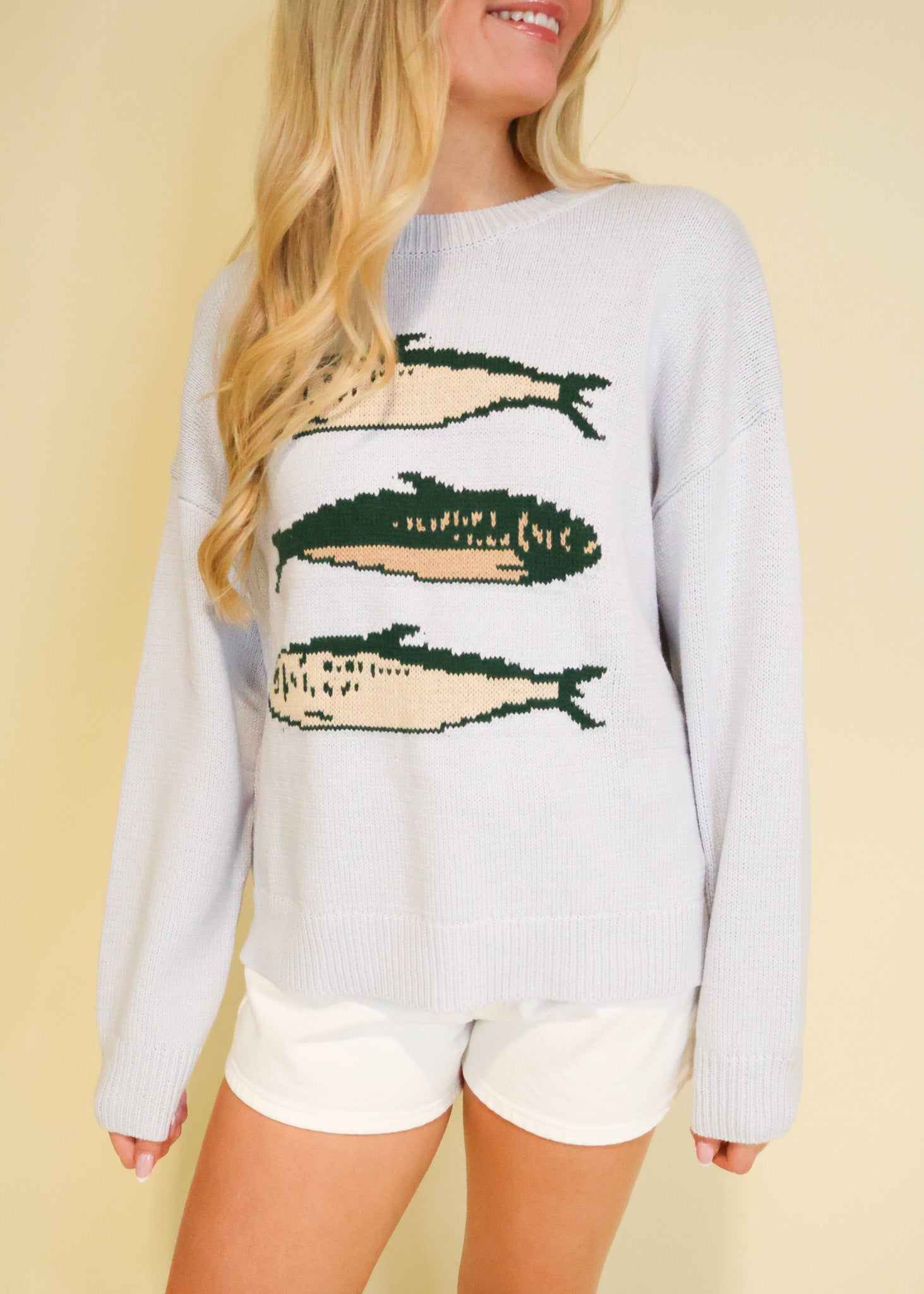 Sardines Graphic Sweater