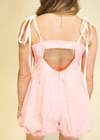 Farrah Bubble Hem Romper
