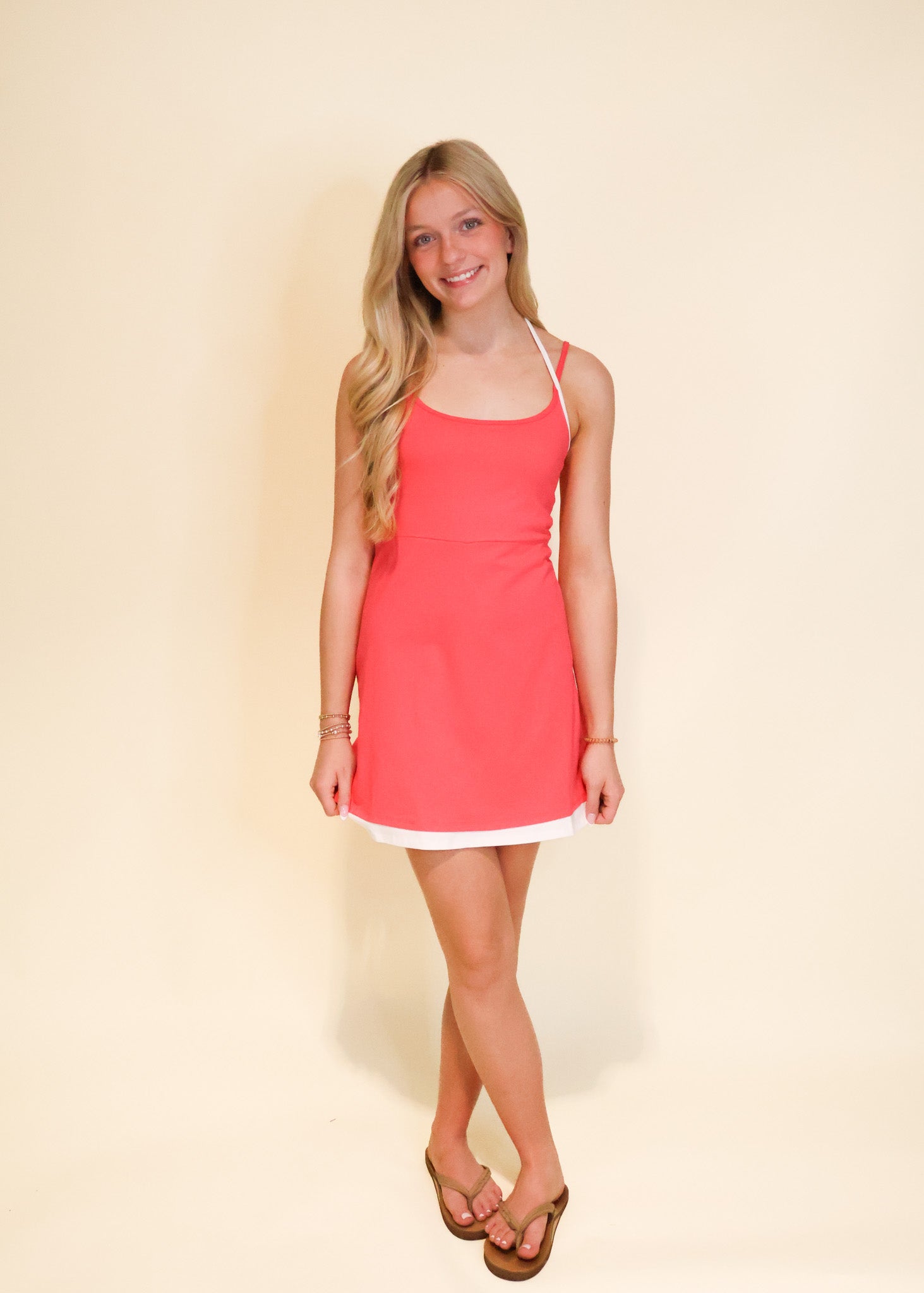 Desiree Spaghetti Strap Mini Dress
