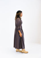 Charlotte Zip-Front Midi Dress