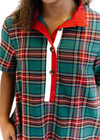 Blaire Plaid Shirt Dress