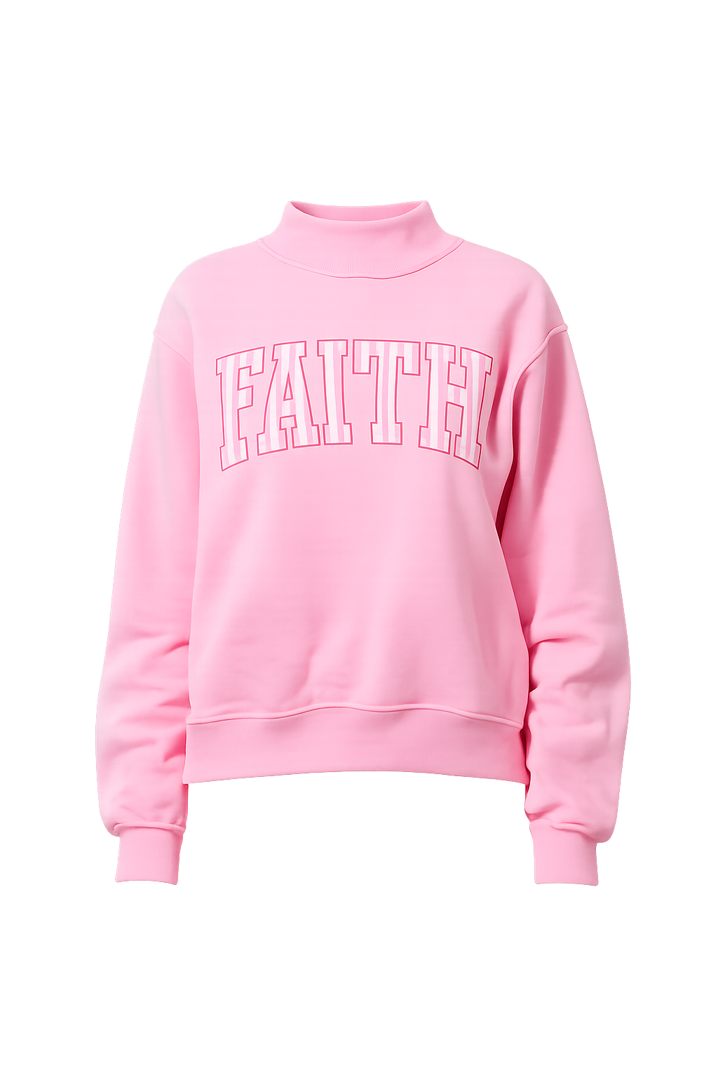 Faith Mock Neck Sweatshirt