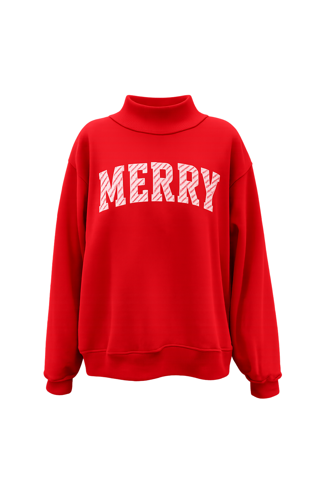 Merry Mock-Neck Sweatshirt