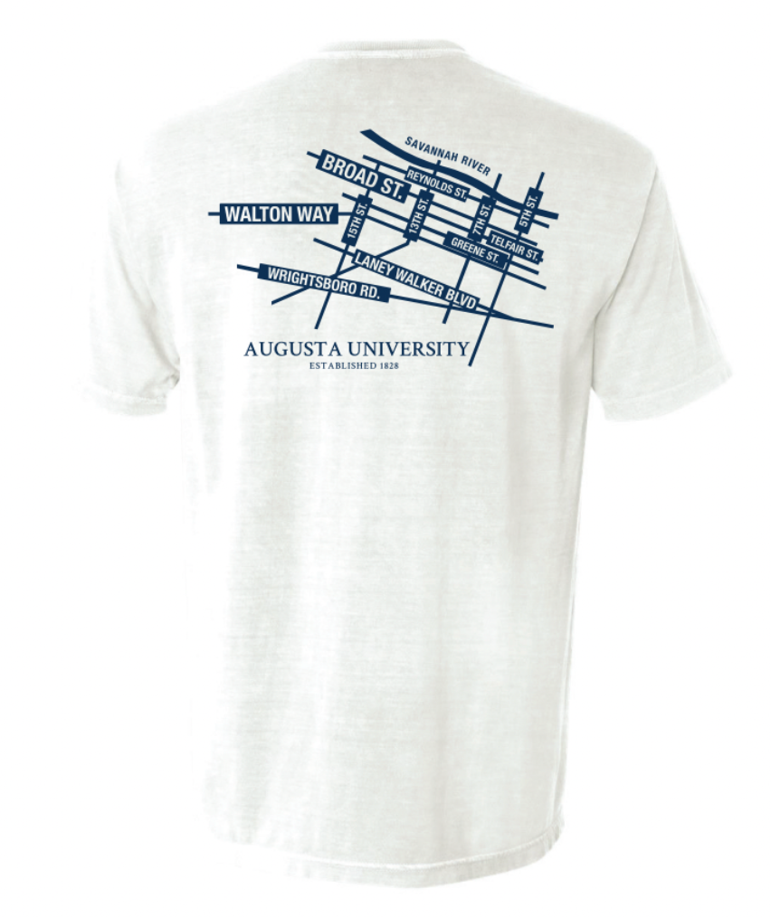 Augusta University Road Sign Tee Shirt