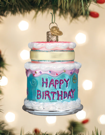Happy Birthday Cake Ornament