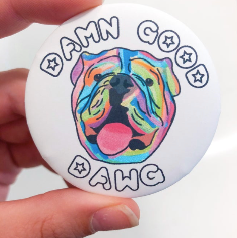 Georgia Gameday Button