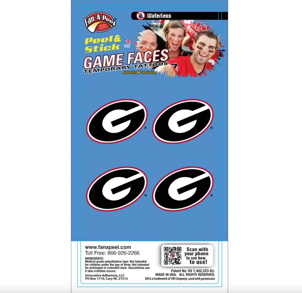 Gameday Temporary Face Tattoo