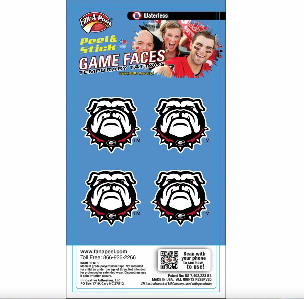 Gameday Temporary Face Tattoo